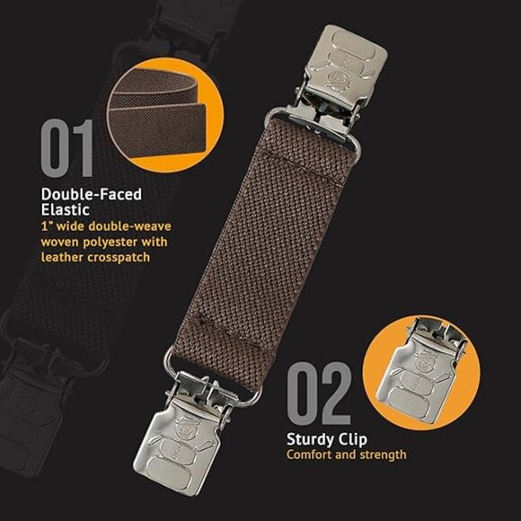 Hold’Em Mitten Glove Clips for Toddler & Kids Extra Tight Grip - Brown - Picture 3 of 6